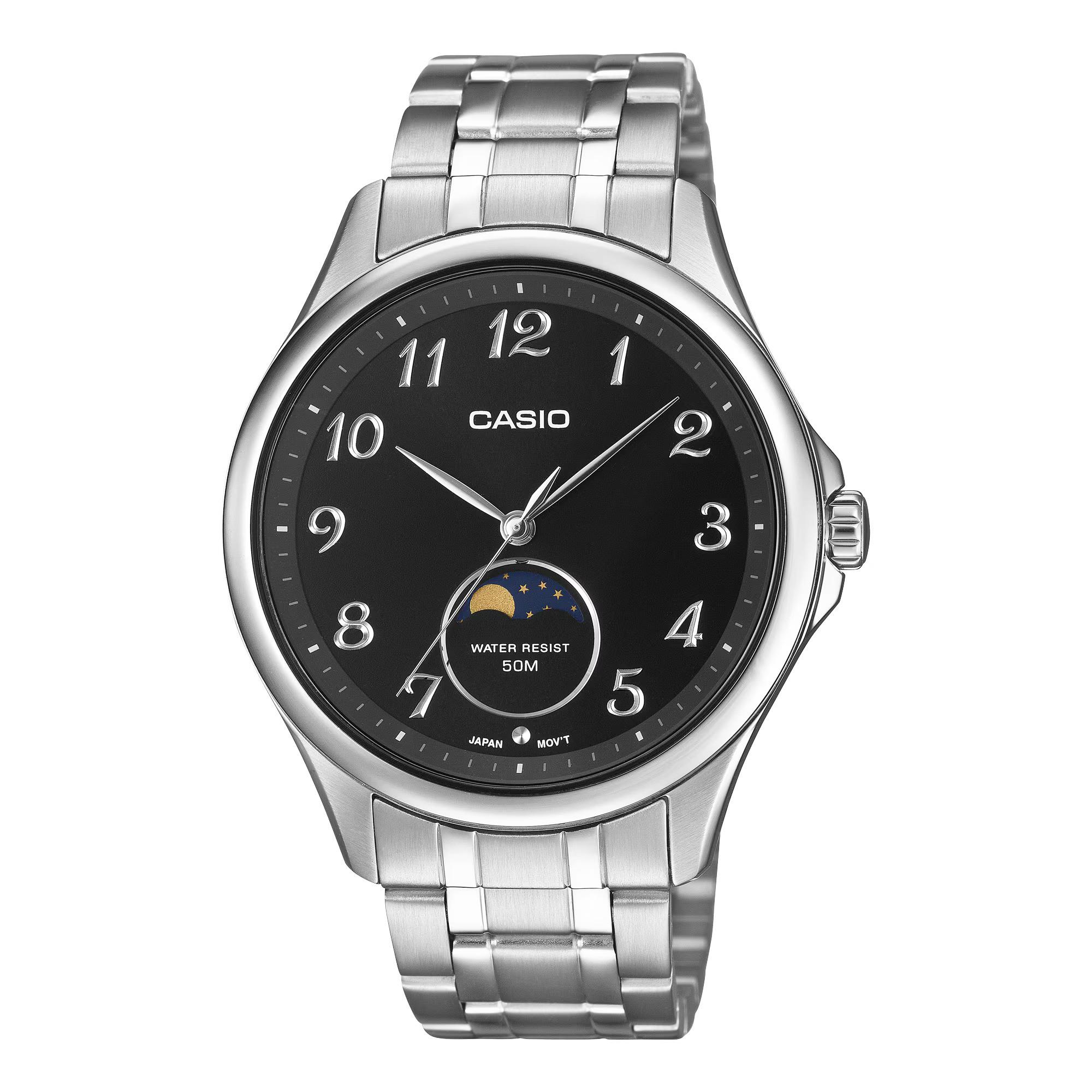 Casio Casio Kollektion Herren Silber Uhr MTP-M110D-1AVER