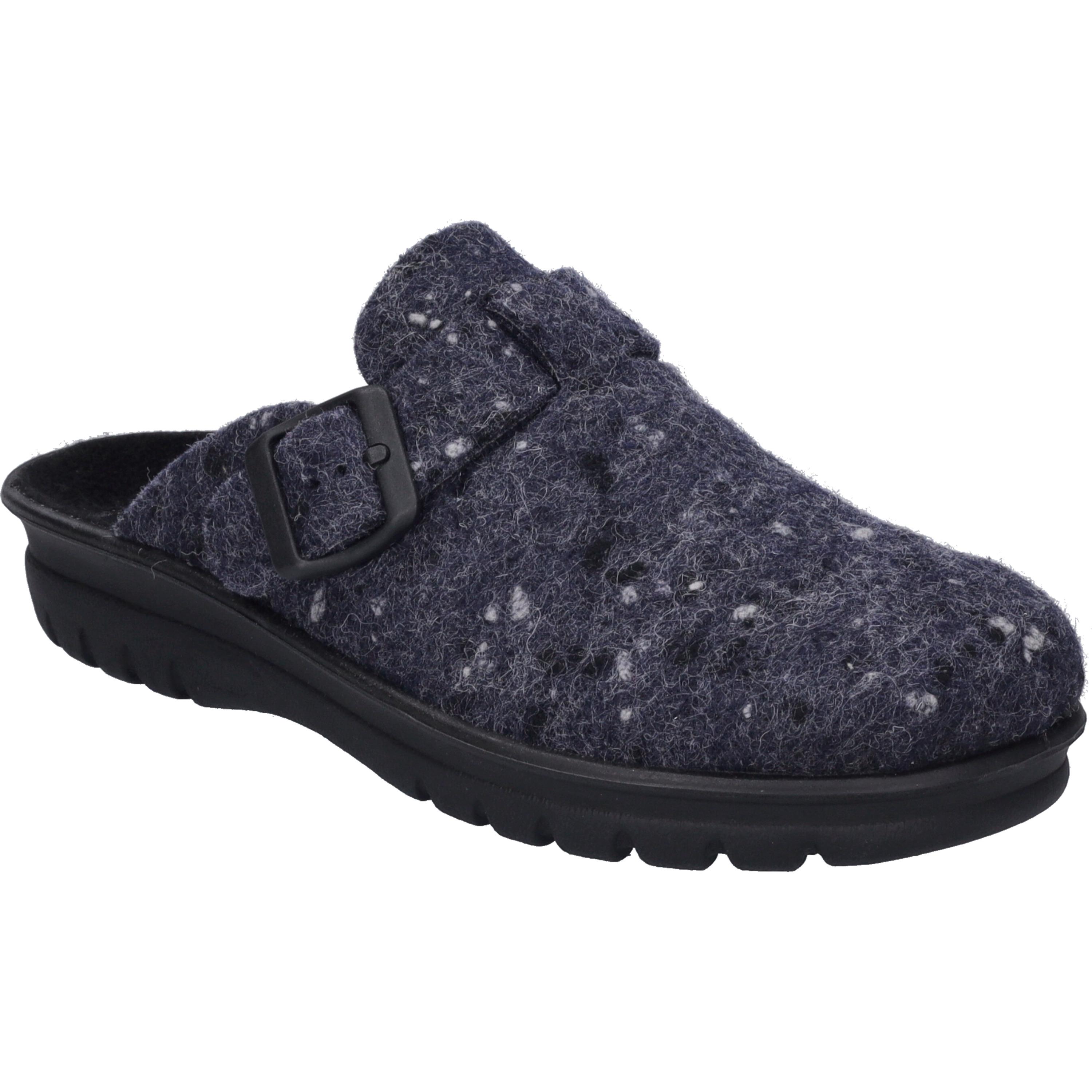 Josef Seibel Damen Hausschuh Metz 390 In Dunkelblau-Multi