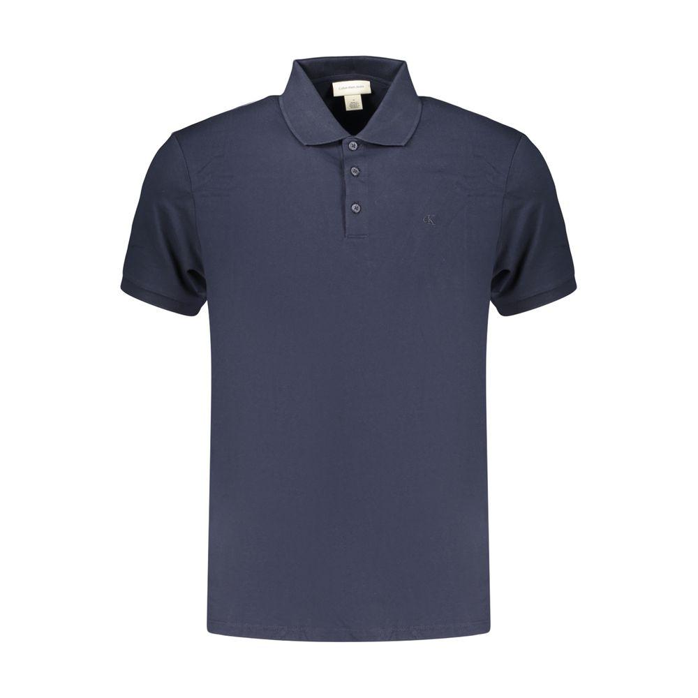 Calvin Klein Blaues Baumwoll-Polohemd FüR Herren
