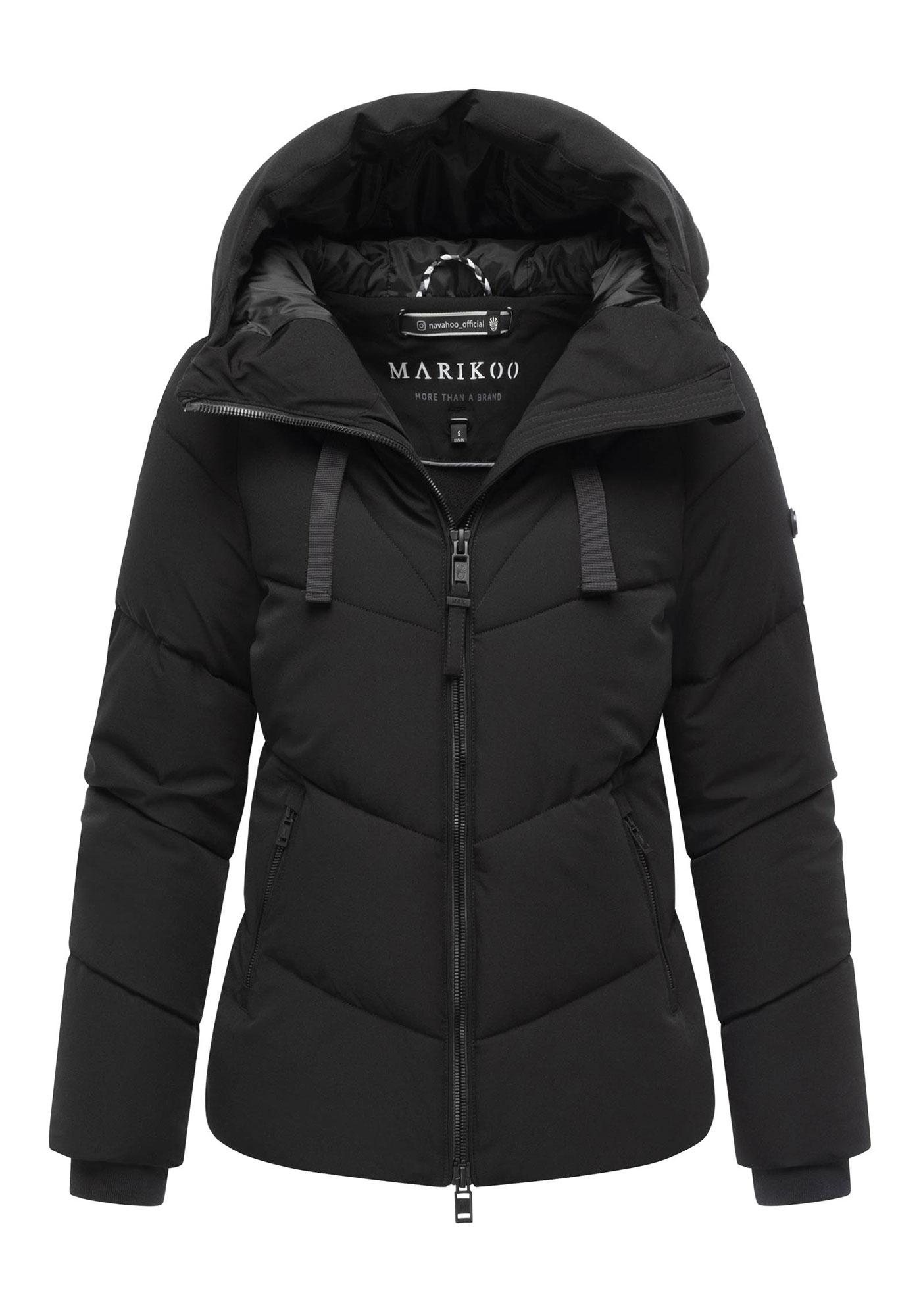 Marikoo Damen Wintersteppjacke Kwamee Mit Kapuze & Zwei-Wege-ReißVerschluss