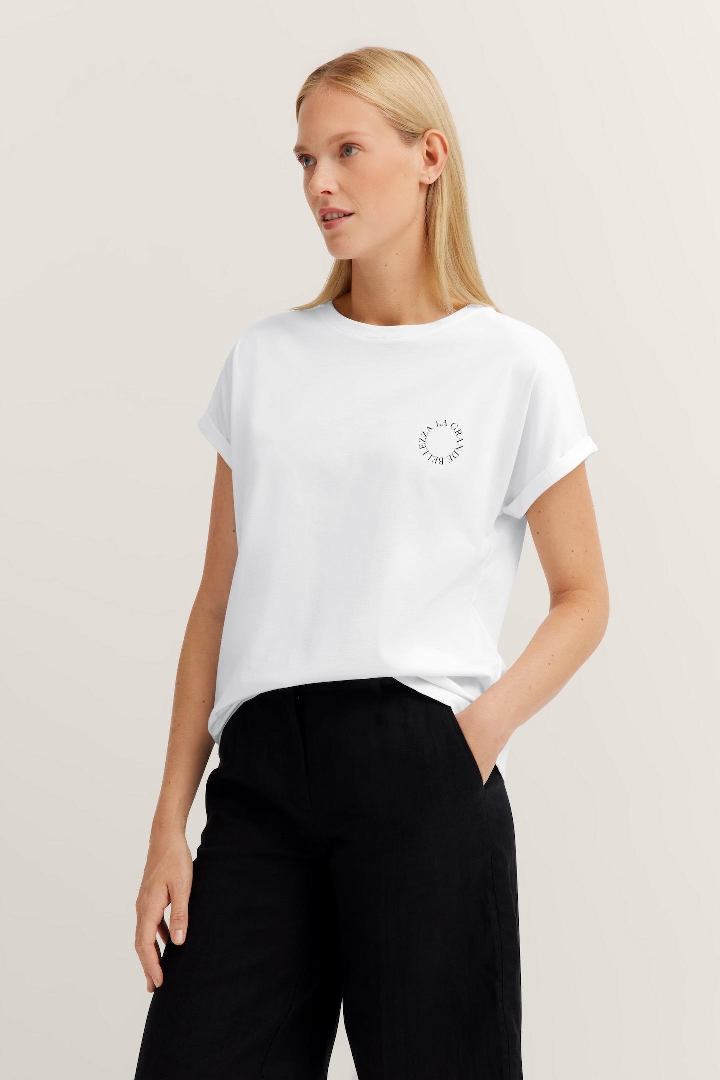 Bugatti Damen T-Shirt Aus Bio-Baumwolle